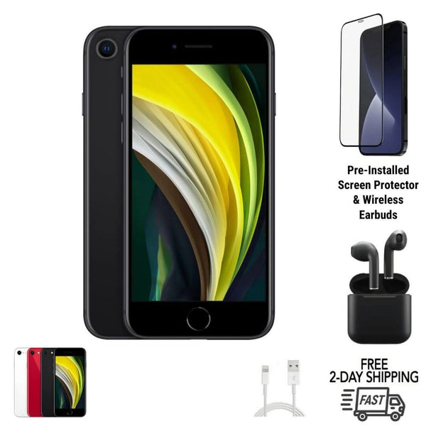 Certified iPhone SE 2nd Gen Unlocked smartphone – Free 2-Day US Shipping